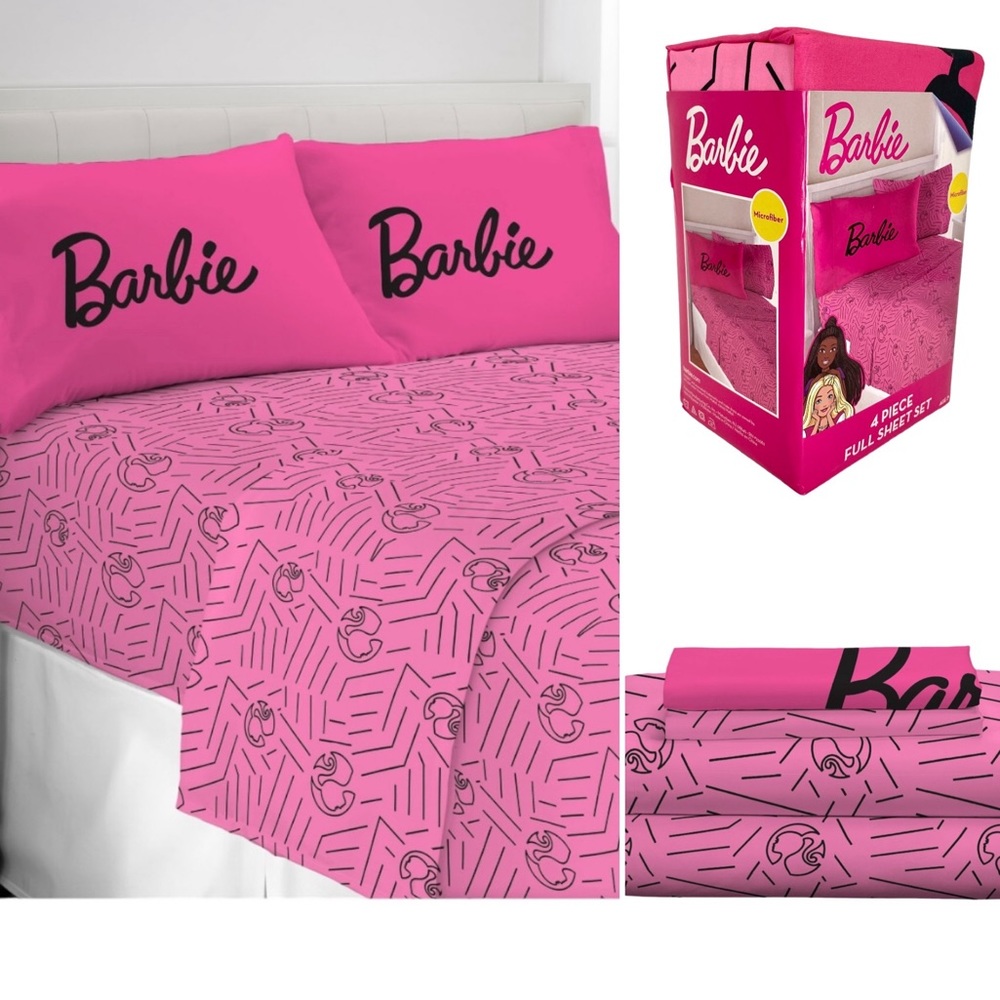 Barbie Full Size Sheet Set